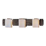 Impressions Vanity Light, shown in Dark Smoke, by Hubbardton Forge