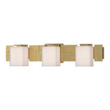 Impressions Vanity Light in Modern Brass by Hubbardton Forge