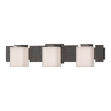 Impressions Vanity Light in Oil Rubbed Bronze by Hubbardton Forge