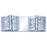 Inca Wall Mount by ET2 - 2-Light Polished Chrome