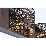 Inca Wall Mount by ET2 - 3-Light Bronze