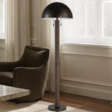Incanta Floor Lamp Plated Dark Bronze By Renwil Lifestyle View