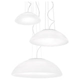 Infinita Suspension by Vistosi, Size: Small, Medium, Large, White Matt, Glossy White, ,| Casa Di Luce Lighting