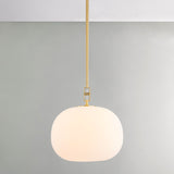 Ingels Pendant Light By Hudson Valley, Size: Large, Finish: Aged Brass