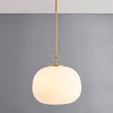Ingels Pendant Light By Hudson Valley, Size: Medium, Finish: Aged Brass