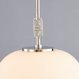 Ingels Pendant Light By Hudson Valley, Size: Large, Finish: Polished Nickel