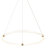 Inkara Suspension Large Aged Gold Brass By Matteo