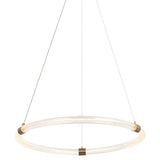 Inkara Suspension Medium Aged Gold Brass By Matteo