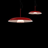 Iride Pendant Light, Finish: Lacquered Red