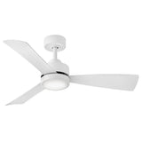 Iver 44” LED Smart Fan - Matte White