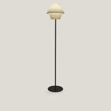 Ivory White Black Metal Hotel Floor Lamp by LZF
