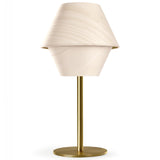 Ivory White Gold Metal Hotel Tall Table Lamp by LZF
