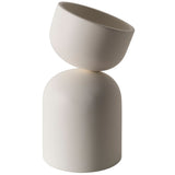 Ivy Ceramic Vase White By Geo Contemporary