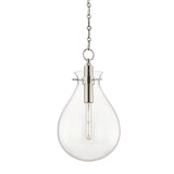 Ivy Pendant - 12.5 Inch - Polished Nickel by Hudson Valley