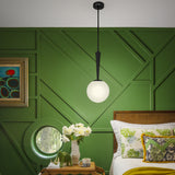 Izzy Pendant Light Black By Lark Living- Lifestyle View