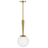 Izzy Pendant Light Lacquered Brass By Lark Living -Front View