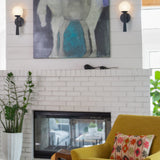Izzy Wall Light Black By Lark Living - Lifestyle View1