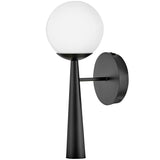 Izzy Wall Light Black By Lark Living - Side View3