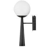 Izzy Wall Light Black By Lark Living - Side View4