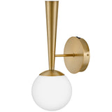 Izzy Wall Light Lacquered Brass By Lark Living - Down View1