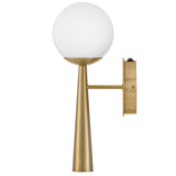 Izzy Wall Light Lacquered Brass By Lark Living - Side View1