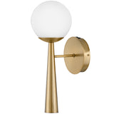 Izzy Wall Light Lacquered Brass By Lark Living - Side View4