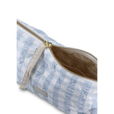JUNA Nola Makeup Bag - Light Blue/White view 2