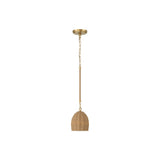 Jace Mini LED Pendant 6'' Soft Gold