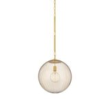 Jaipur Pendant - Large in Vintage Polished Brass by Corbett