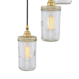 Jam Jar Cluster - Satin Brass