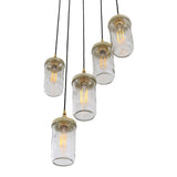 Jam Jar Cluster - Satin Brass