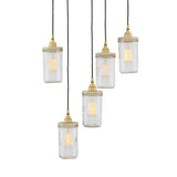 Jam Jar Cluster - Satin Brass