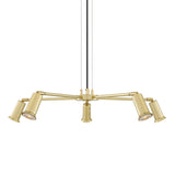 Jasper Chandelier - Polished Brass