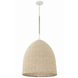 Jasper Pendant Medium By Crystorama Front View