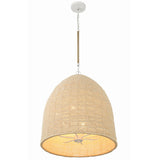 Jasper Pendant Medium By Crystorama With Light