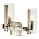 Jemsa Vanity Light 2 Lights Polished Nickel By Kichler