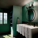 Jemsa Vanity Light 3 Lights Black By Kichler Lifestyle View