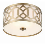 Jennings Flush Mount 16.25'' Aged Brass