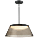 Jensen LED Pendant Black Smoke By ET2