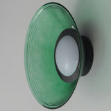 Jensen Wall Sconce Black Green By ET2 - Side View2