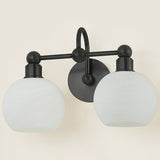 Jerica Bath and Vanity Light 2 Lights Old Bronze By Mitzi - Side View3
