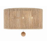 Jessa Flush Mount 16'' Burnished Silver