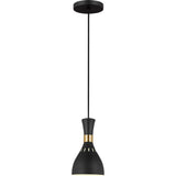 Joan Pendant — 6 1/4", Midnight Black