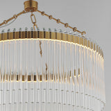 Jolie Chandelier Small Natural Aged Brass By Maxim Lighting - Detaield View