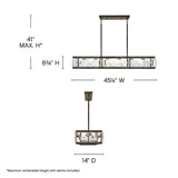 Jolie Medium LED Linear Suspension