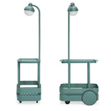 Jolly Trolley Lighted Bar Cart Dark Sage By Fatboy Side View
