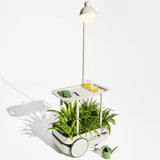 Jolly Trolley Lighted Bar Cart Light Grey By Fatboy Lifestyle View