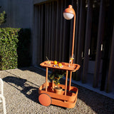 Jolly Trolley Lighted Bar Cart Tangerine By Fatboy Lifesltyle View