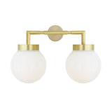 Jordan Double Wall Light - Antique Brass