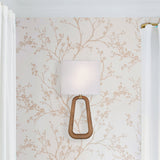 Jori 2 Light Sconce Wood By Crystorama - Lifestyle Viw